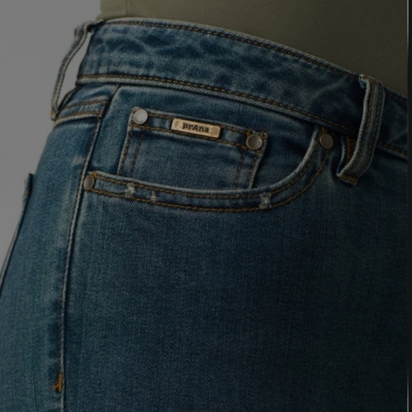 Prana Organic Cotton Sienna Skinny Jeans In True Blue Size 30 NWT - Picture 3 of 11